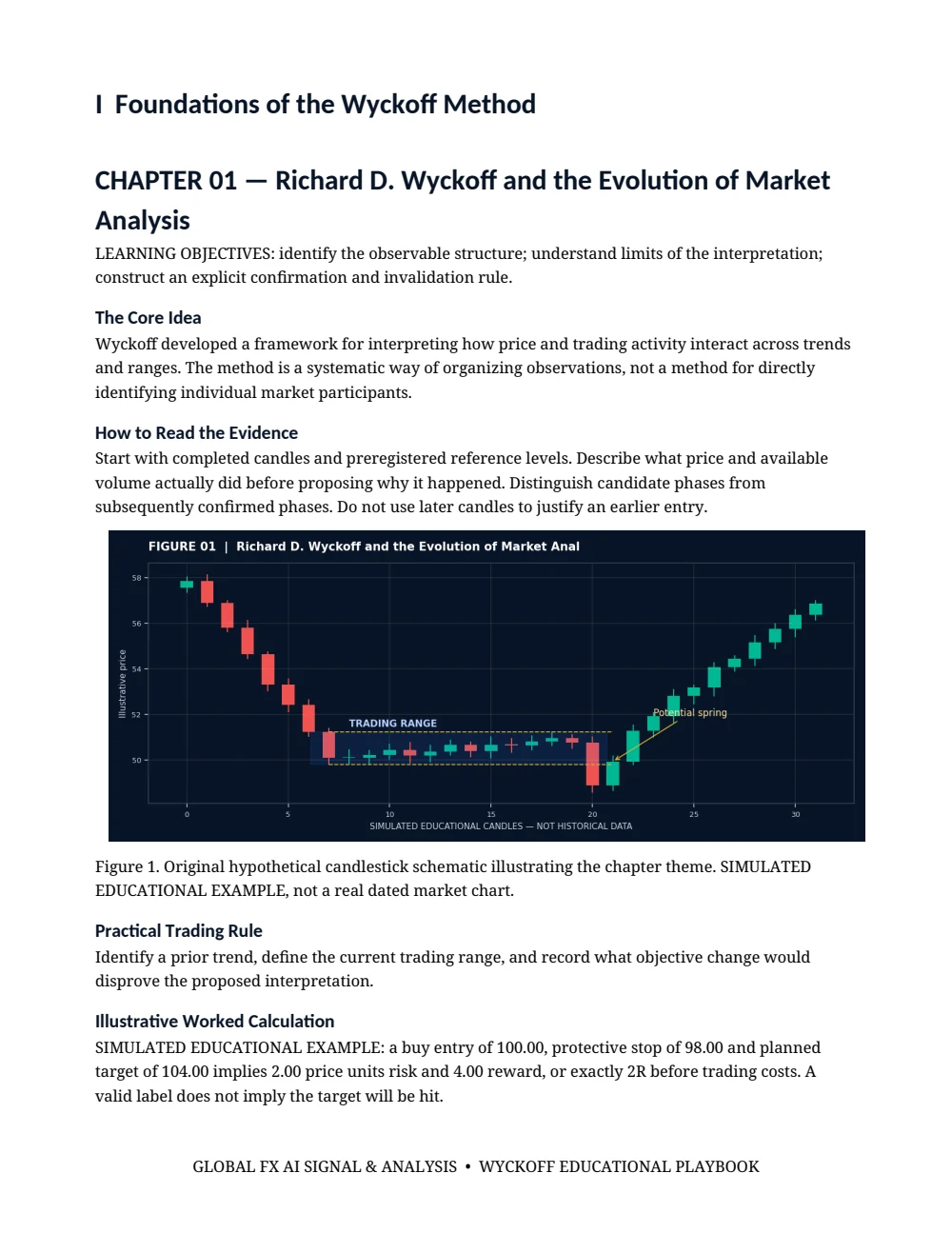 The Wyckoff Method — First chapter — opening page · PDF 4
