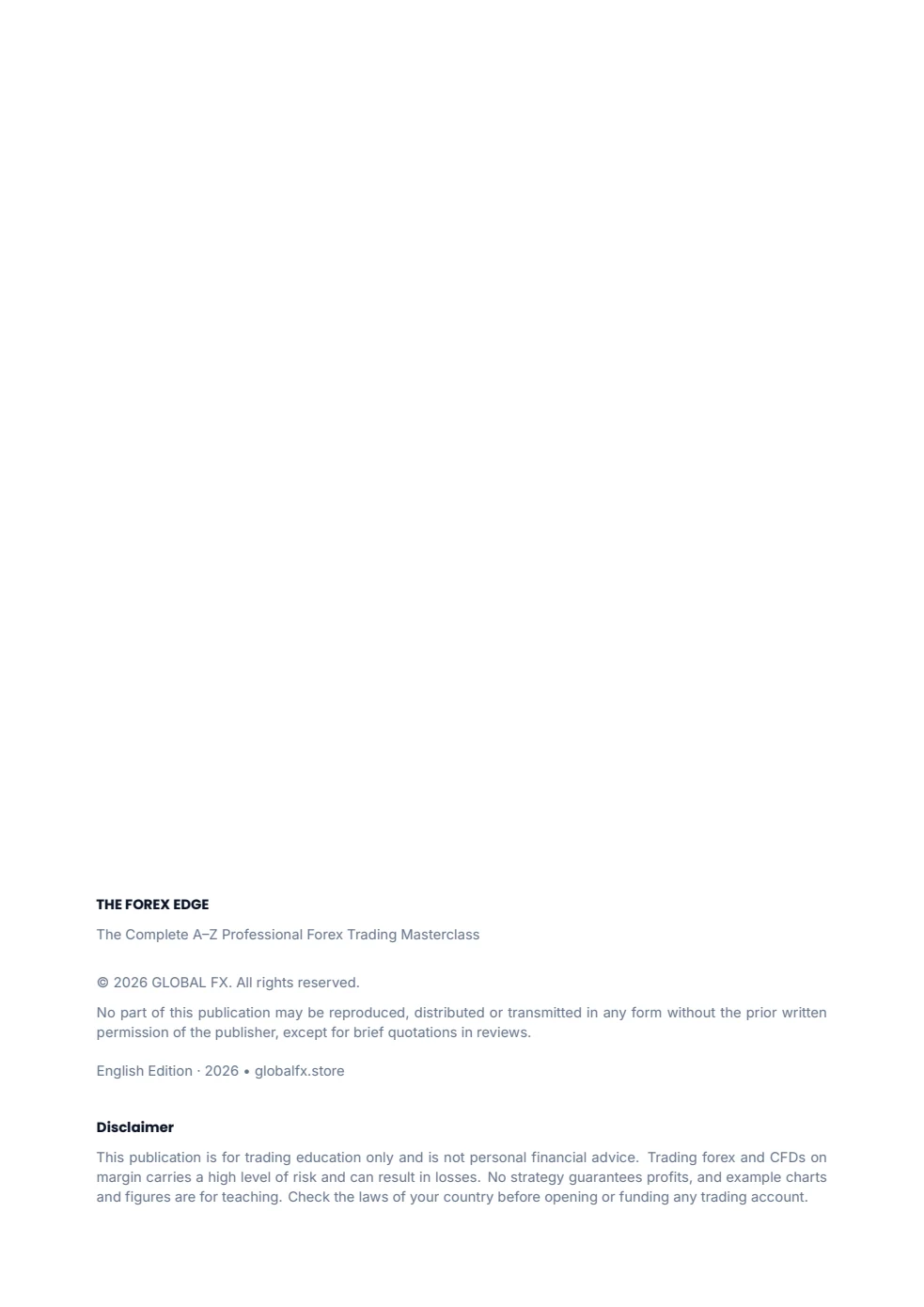 English — The Forex Edge, original PDF page 3