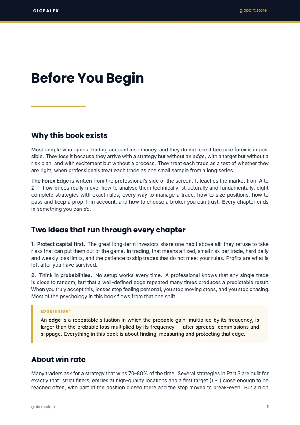 English — The Forex Edge, original PDF page 6