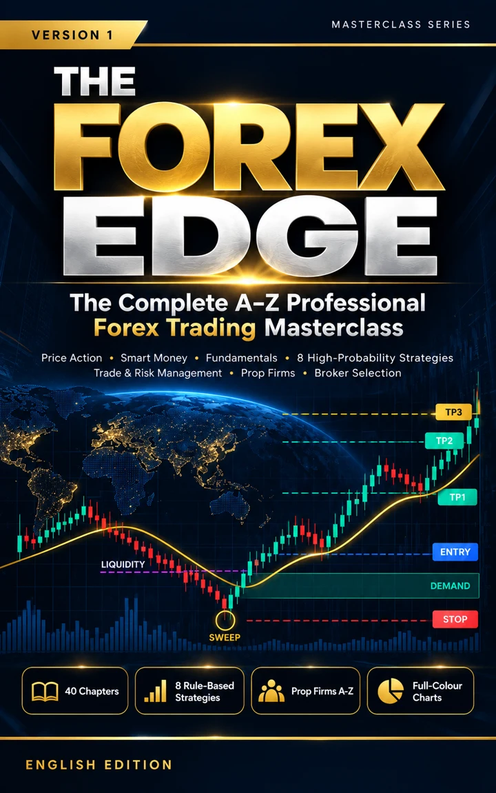 The Forex Edge — The Complete A–Z Professional Forex Trading Masterclass — English cover