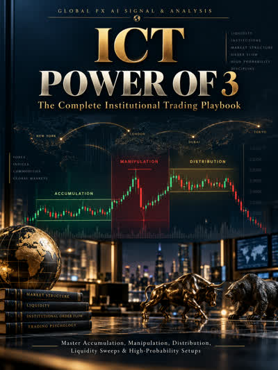 ICT Power of 3 Trading Playbook — English cover